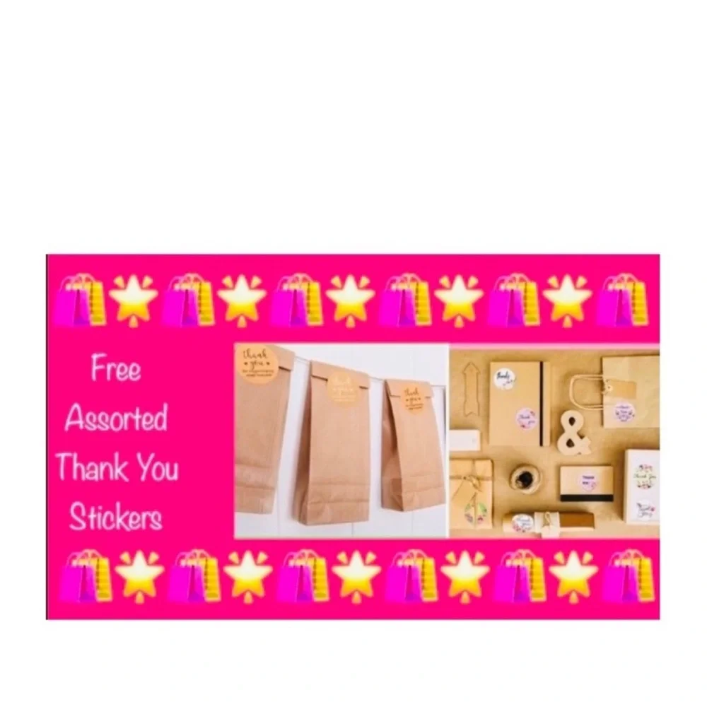 24ct~6x9” ~Poly Mailer Bags 🦋🆕🦋 2~Designs 🦋 24ct Free Thank You Stickers …